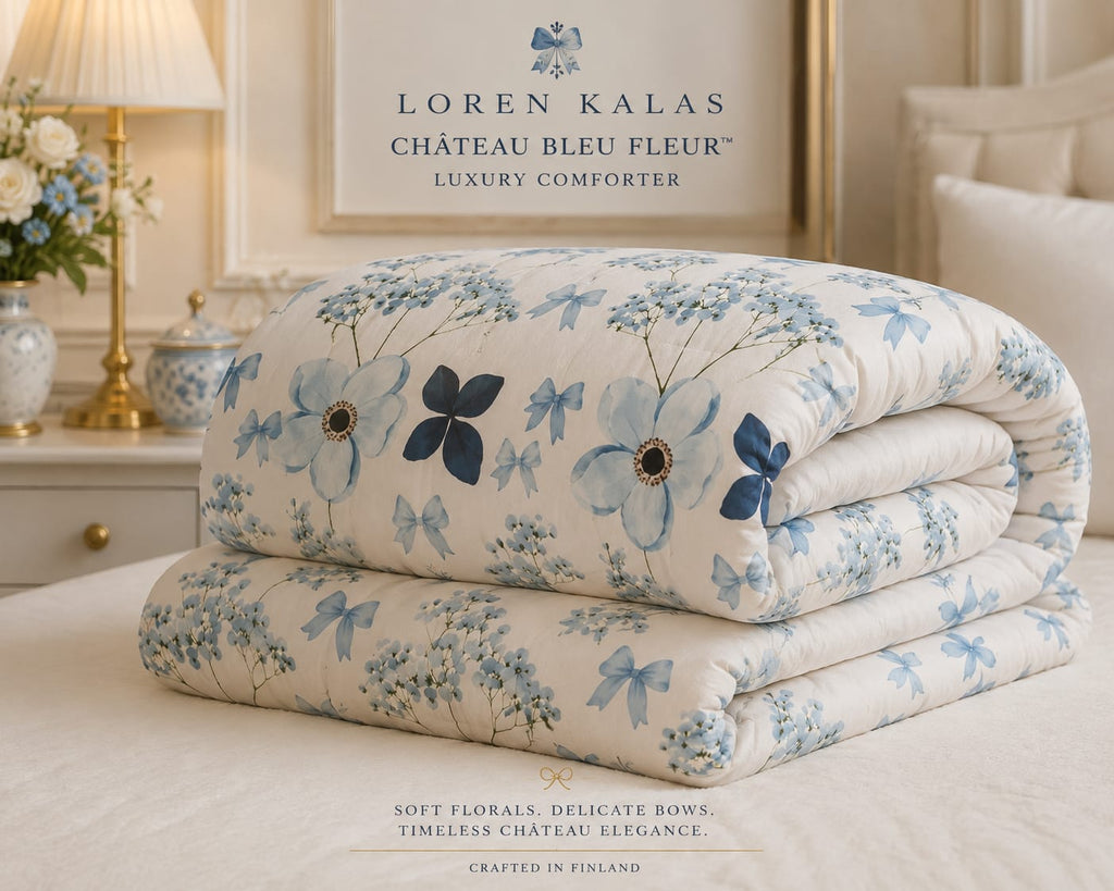 Loren Kalas Château Bleu Fleur™ Luxury Comforter Loren Kalas