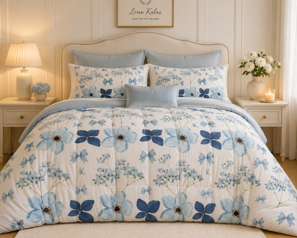 Loren Kalas Château Bleu Fleur™ Luxury Comforter Loren Kalas