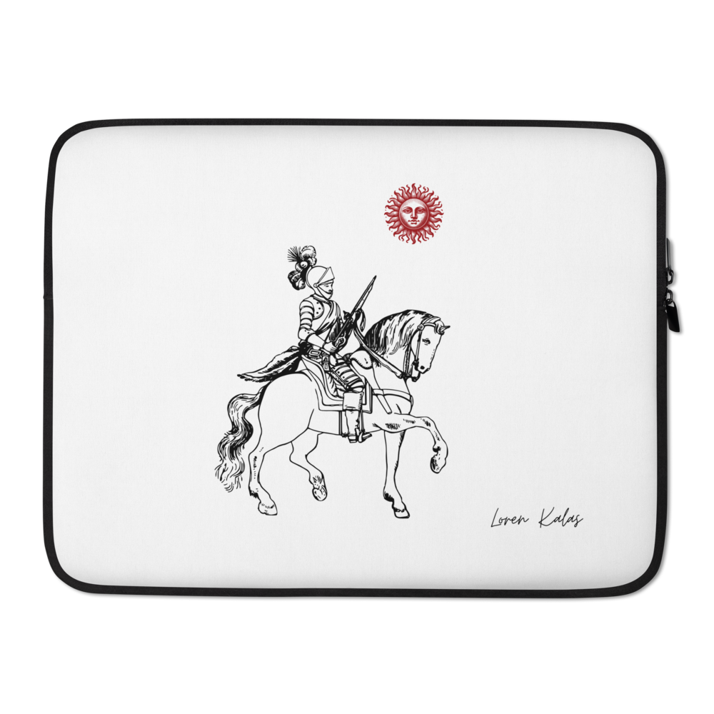 HOUSE OF VALOR™ | Roman Warrior Laptop Sleeve Strength. Grace. Legacy. Loren Kalas