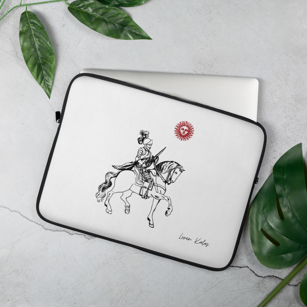 HOUSE OF VALOR™ | Roman Warrior Laptop Sleeve Strength. Grace. Legacy. Loren Kalas