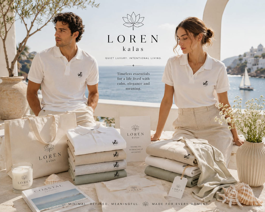 The Lotus Polo by Loren Kalas | Premium Piqué Shirt