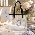 Loren Kalas™ Swan Crest Clear Boutique Tote Bag