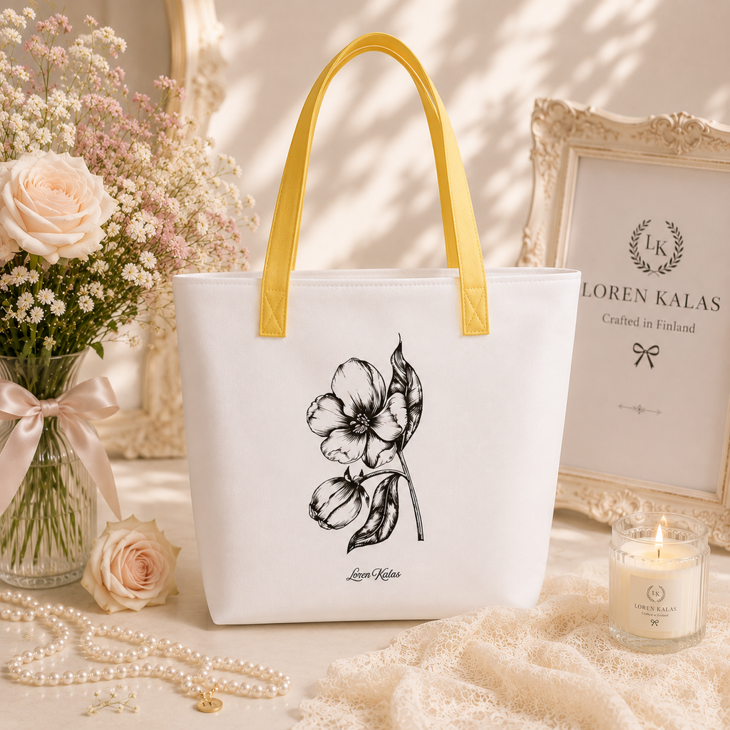 Loren Kalas™ Timeless Wildflower Large Tote Bag