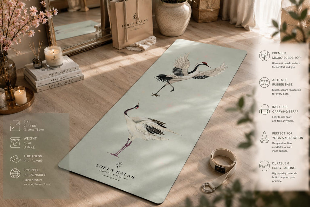 Loren Kalas™ | Grue Royale™ Botanical Yoga Mat